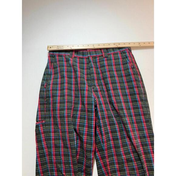 Supreme SS23 Work Pant Red Plaid Size 30x26 Twill Pants Slacks - Picture 6 of 9